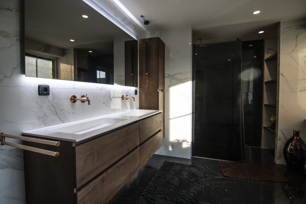 Moderne Badkamer bij Sanimax